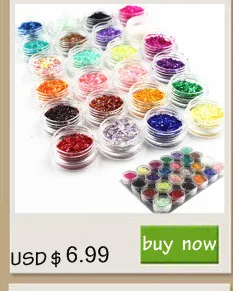 Блеск УФ-гель для ногтей лак блестки Ongles Decoracion шестигранный Brillantini пыль блестки порошок Bling Лазерные цвета DIY Kit 045B
