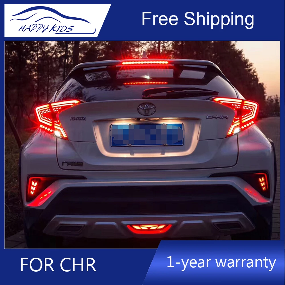 Стайлинга автомобилей задние фонари для Toyota CH-R C-HR ЧР 2017-2018 светодиодные фары