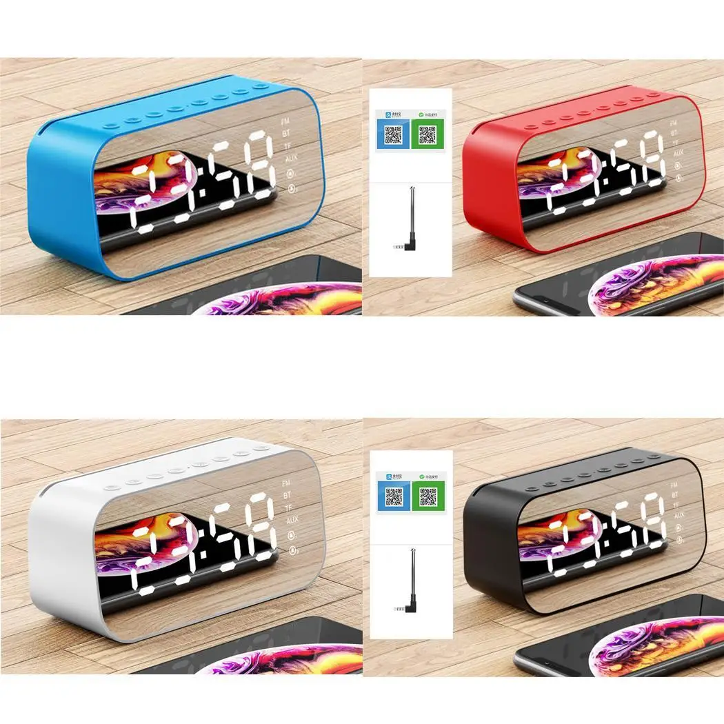 Открытый мини портативный Bluetooth динамик Низкий уровень Шума светодиодный