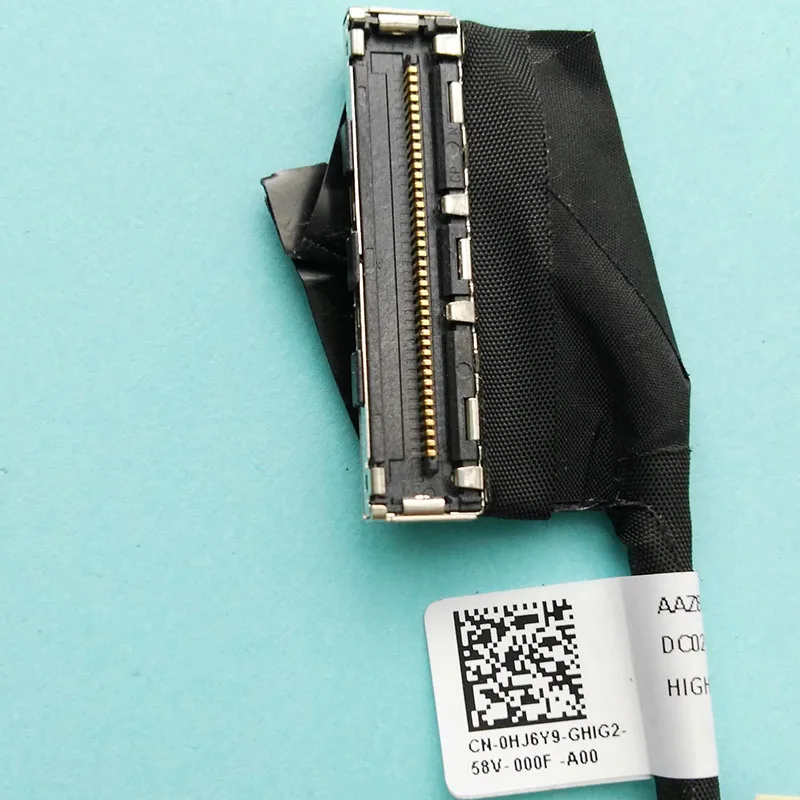 Новый оригинальный кабель ЖКД для ноутбука Dell XPS 13 9350 9360 AAZ80 FHD DC02C00BV00 0HJ6Y9 HJ6Y9