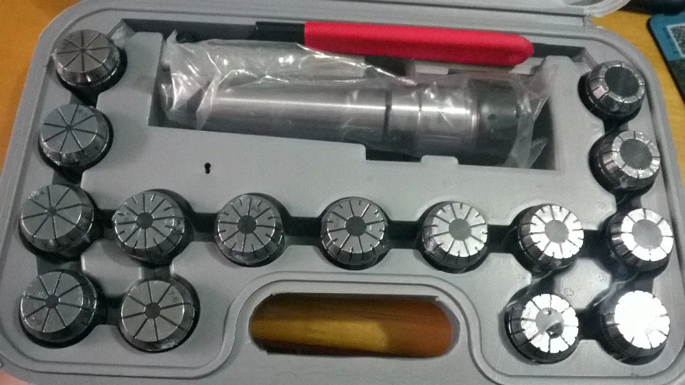 15 шт. набор цанг ER32 с держателем резьба m12 и крючок для гаечного ключа |