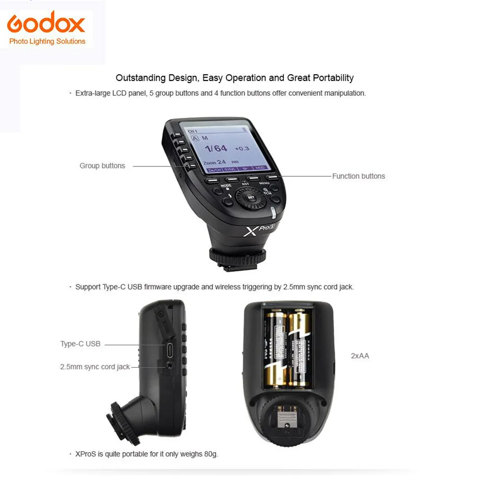 Godox Xpro серия Flash Trigger передатчик Xpro-C/N/S/F/O/P для всех типов камеры | Электроника