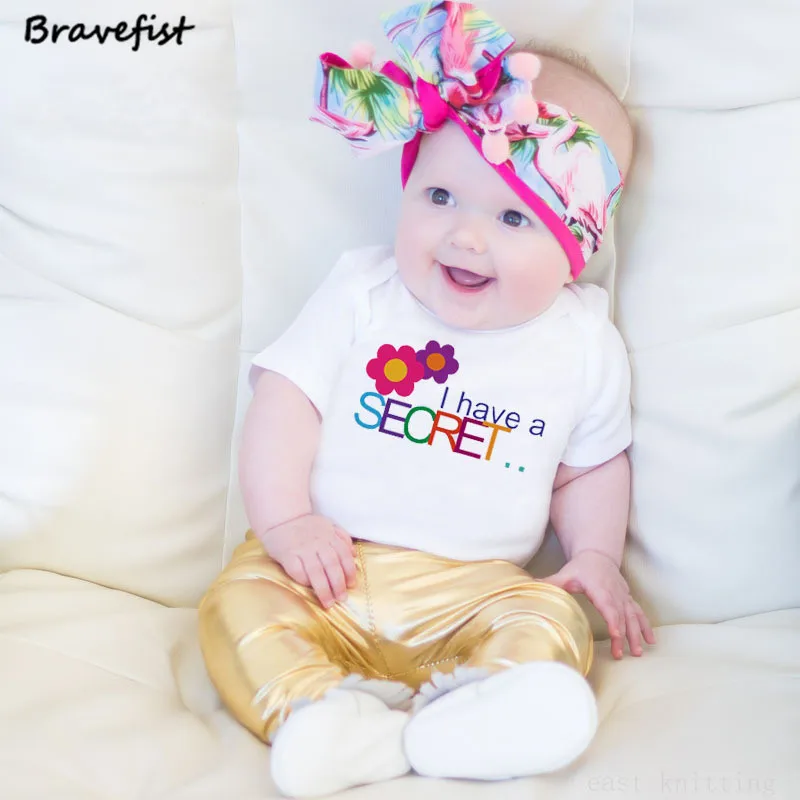 

Cotton Newborn Baby Bodysuit Floral Letters Elastic Infant Boys Girls Clothing O Neck Short Sleeve Baby Jumpsuit For 0-24 Months