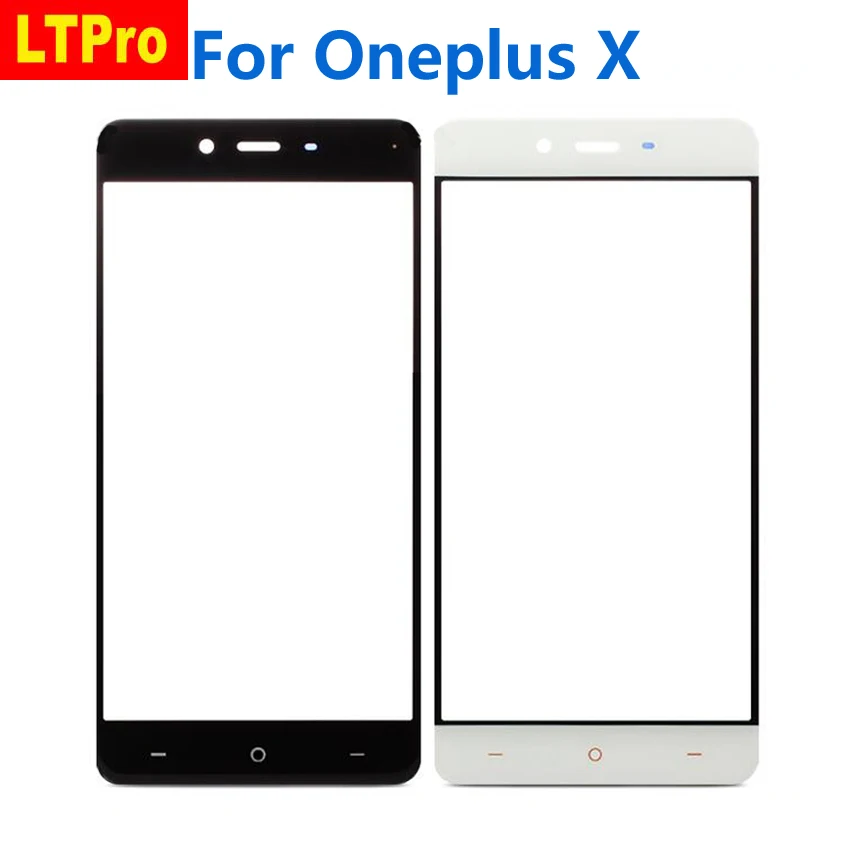 

LTPro Black/White for OneplusX Glass Front Outer Lens Touch Screen For Oneplus X Phone Parts Replacement
