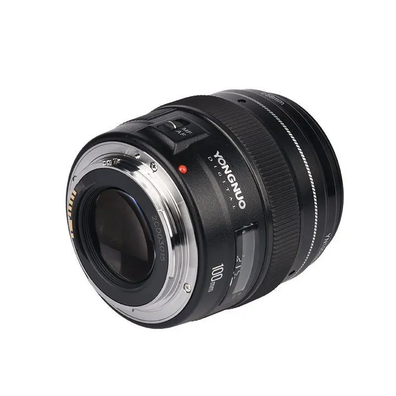 Yongnuo YN100mm F2 Средний телеобъектив для камеры Canon EOS Rebel AF MF Объективы