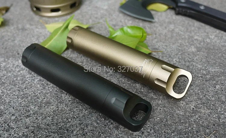 Edc Waterproof Case Container Capsule Seal Bottle Holder Survival EDC Emergency Tool tube | Спорт и развлечения