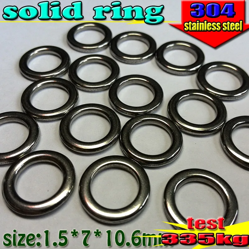 Рыболовные сплошные кольца аксессуары для приманки размер: 1 5 мм * 7 10 6