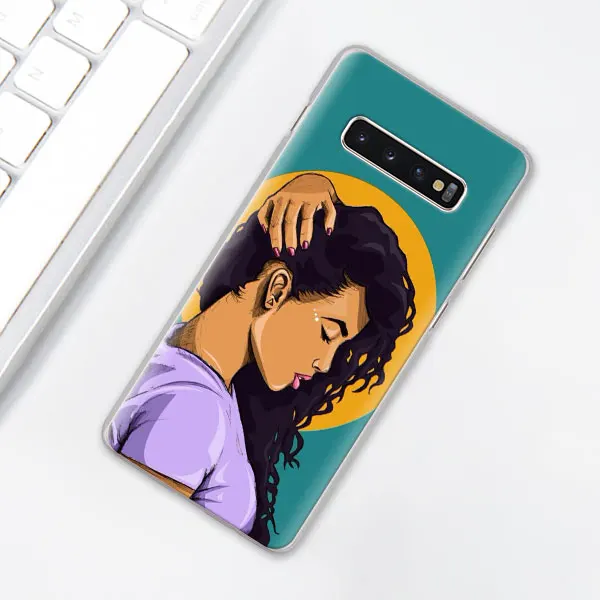 H08 Меланина попсовое чехол для телефона для samsung Galaxy S10e S10 плюс S7 S8 S9 Plus, Note 8, 9, 10, плюс S10 Примечание 10 5G жесткий чехол Coque - Цвет: H08