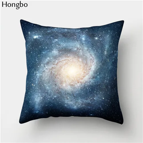 Hongbo 1 шт. ночное звездное небо звезды Сияющие Великолепная Туманность сказочная галактика фантазия Вселенная Чехлы для подушек диван - Цвет: 8