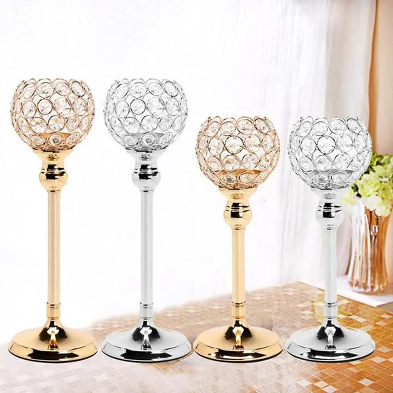 ERMAKOVA Хрустальные Подсвечники Tealight, стеклянные подсвечники, фонари, домашний свадебный стол, украшение для дома