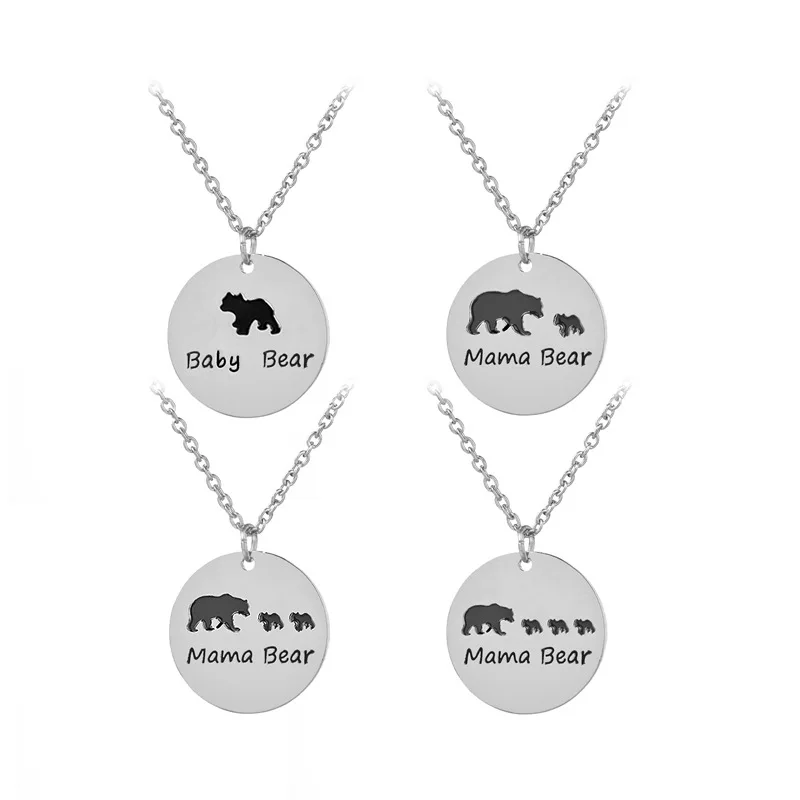 2018 Новый полярный медведь ожерелье-подвеска животное подвески ювелирные изделия