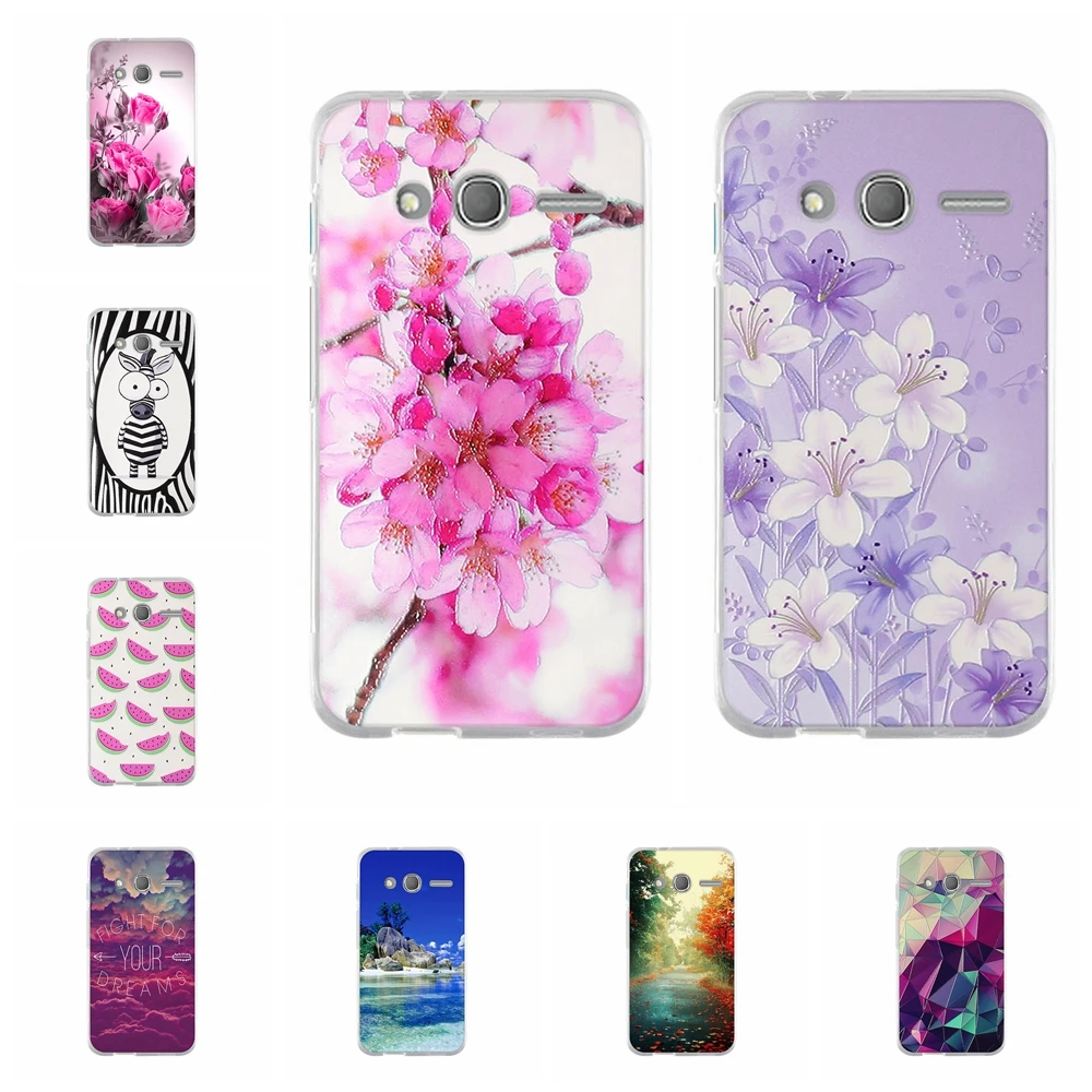 Чехол для Alcatel Pixi 4 4034D 0 дюйма Мягкая силиконовая задняя крышка из ТПУ милые Чехлы