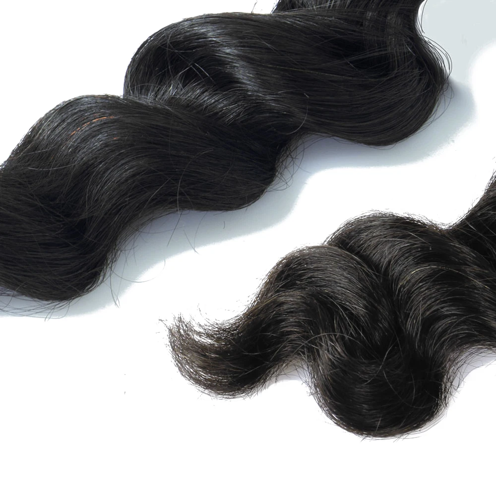 Свободная волна 3 человеческих волос пучки с закрытием 4 шт. бразильский Девы