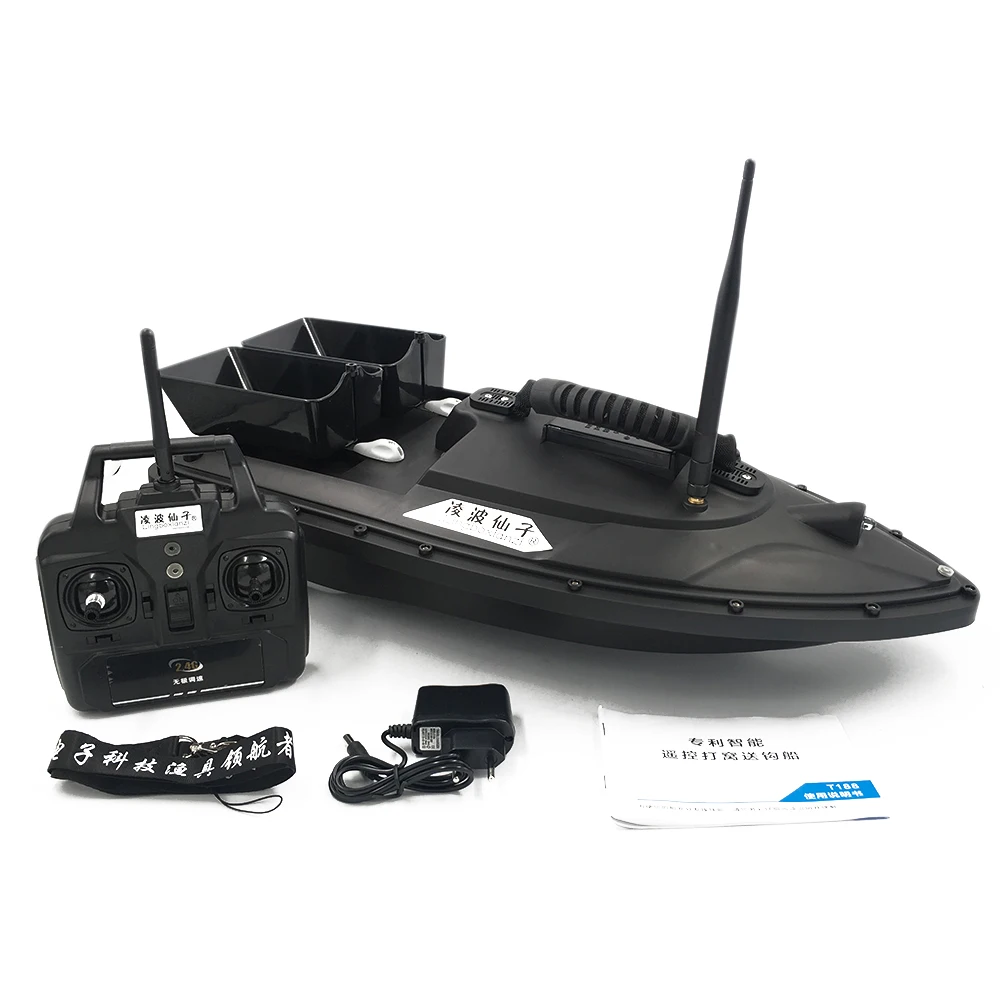 Lingboxianzi T188 рыбацкая лодка rc приманка лодка для рыбалки Беспроводная rc лодка автоматическая Частотная Модуляция Дистанционное устройство рыба игрушка
