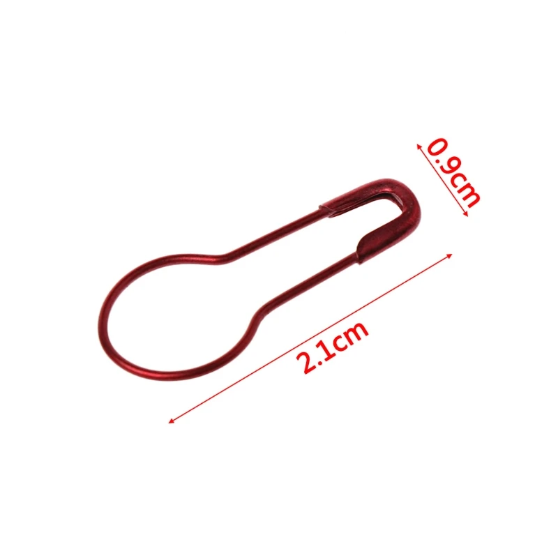 Разноцветные медные вязальные крючком фломастеры 100 шт. смешанных цветов защелка