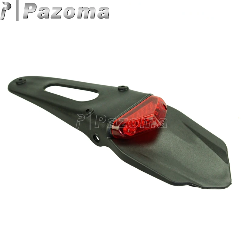 Универсальный мотоциклетный задний брызговик светодиодный тормозной фонарь