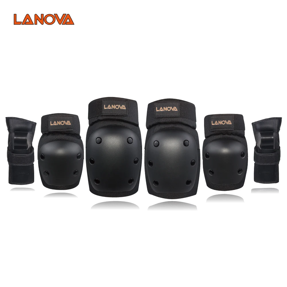 Комплект защитных наколенников LANOVA 6 шт./компл. налокотники защита запястья для
