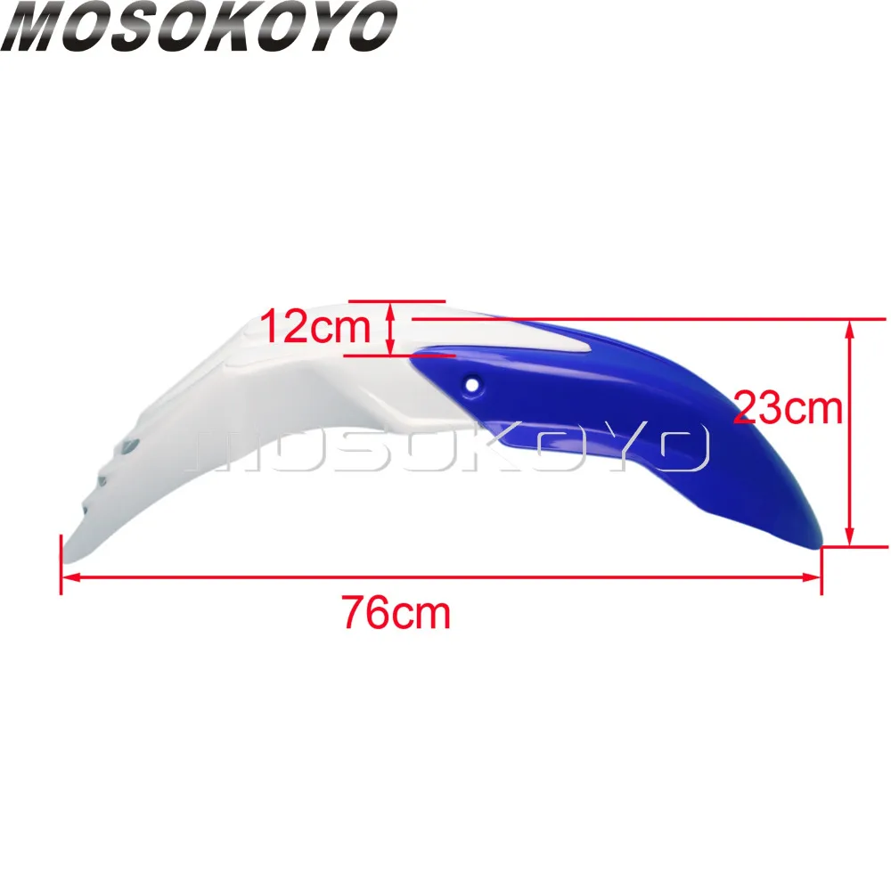 Black Motocross Front Fender Dirt Bike Mudguard Mud Cover Guards Universal for Honda Suzuki Kawasaki Yamaha | Автомобили и
