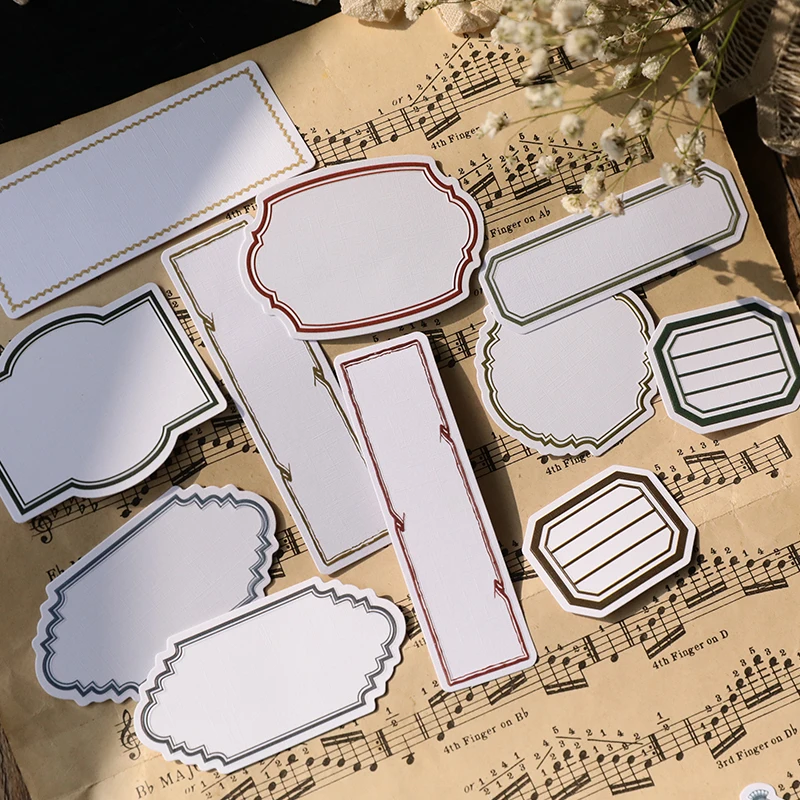 YPP CRAFT 50pcs Differents Labels Paper Stickers for Scrapbooking Happy Planner/Card Making/Journaling Project | Дом и сад