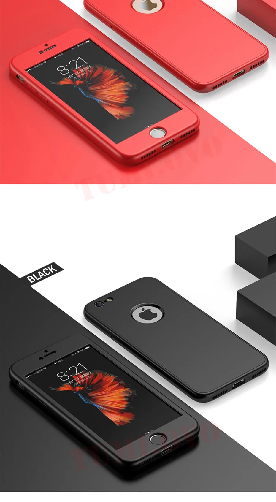 360 Двойная полная крышка корпуса для iPhone XR XS Max X Чехол Мягкий силиконовый чехол для iPhone 5 5S SE 6 6S 7 8 Plus Передняя Задняя Защита