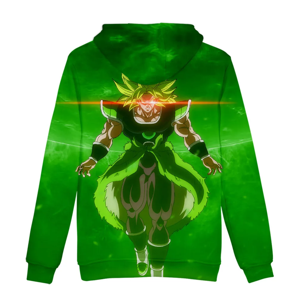 Anime Hoodie Dragon Ball Z Pocket Hooded Sweatshirt Kid Goku 3D Hoodies Pullovers Men Women Long Sleeve Outerwear Poleron Hombre