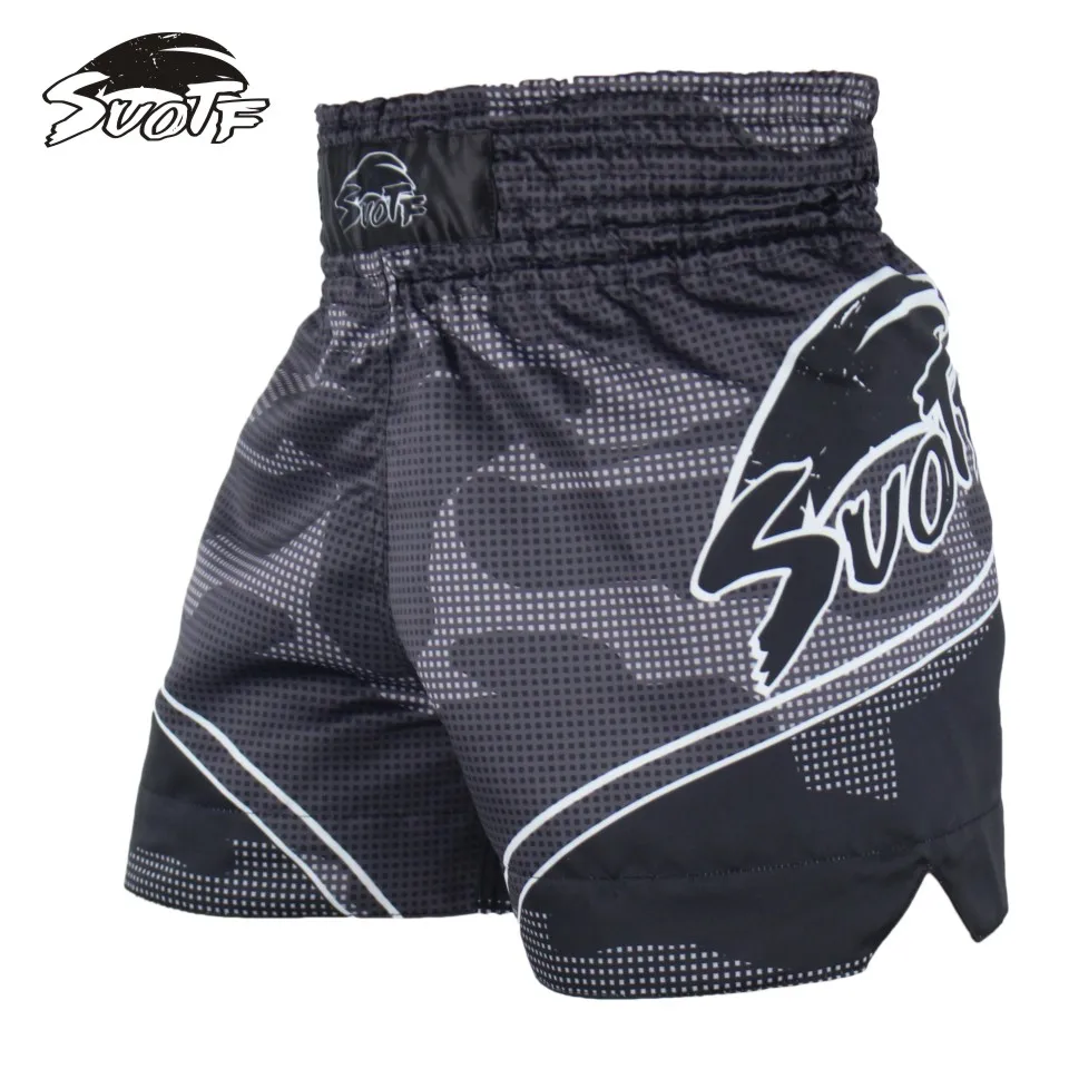 SUOTF MMA Tiger Muay Thai boxing boxing match Sanda training breathable shorts muay thai clothing boxing mma Tiger Muay Thai