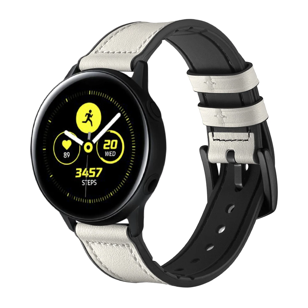 8 цветов силиконовый ремешок из натуральной кожи для samsung Galaxy Watch активный Камуфляжный узор наручный браслет ремешок для часов