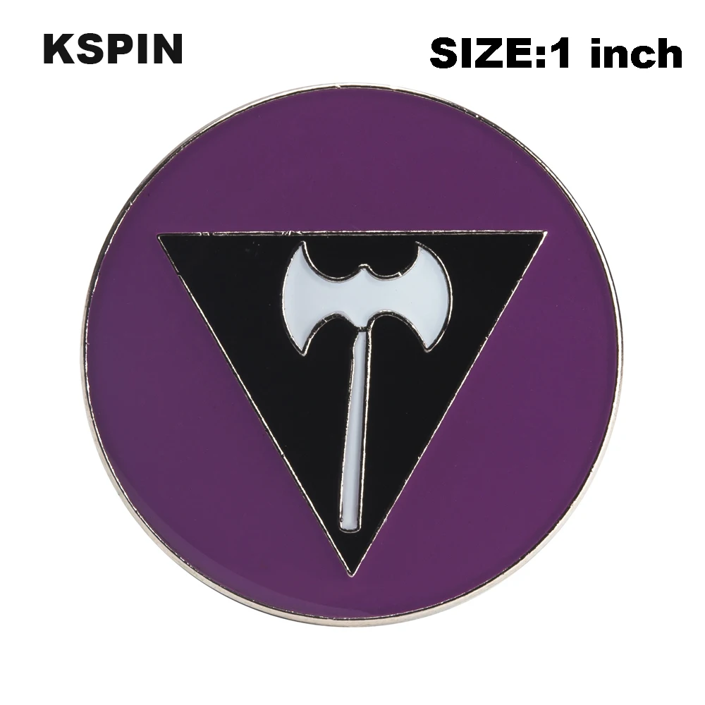 

Asexual Pride Rainbow Flag Rozet Metal Chapas Metalicas Pins Icon Backpack Brooch for Gift XY0315