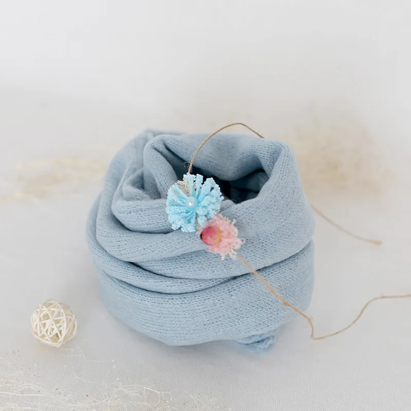 Реквизит для фотосъемки новорожденных пеленальная повязка на голову детская