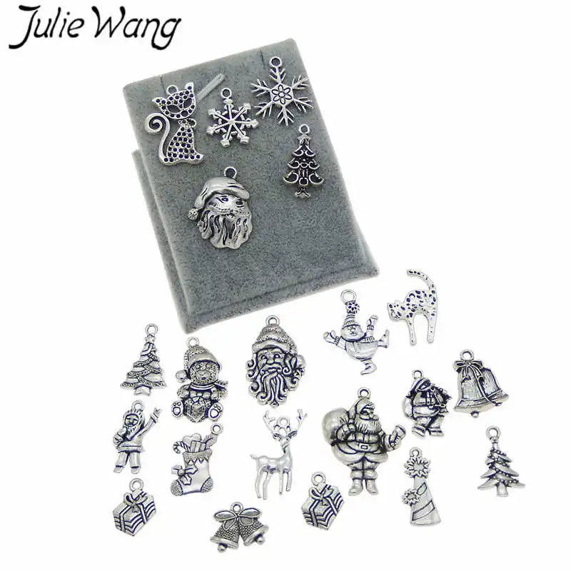 Julie Wang античные цвета смешанные Рождественские Подвески в виде оленя