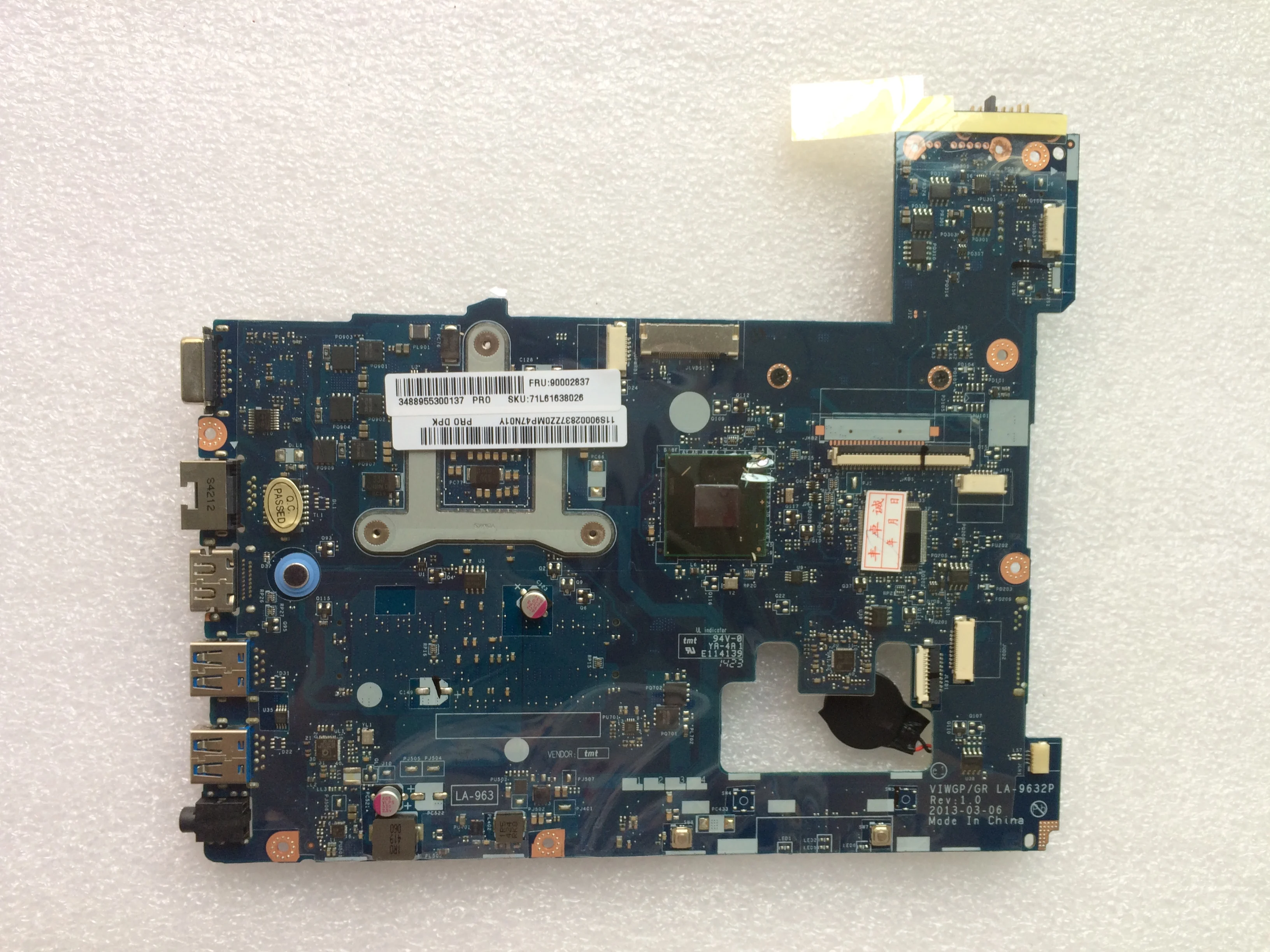 Оригинальная материнская плата для ноутбука lenovo G500 VIWGP/GR LA-9632P