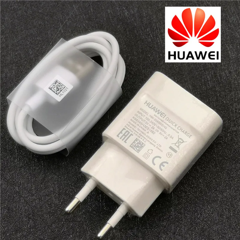 ЕС huawei mate 20 lite быстрое зарядное устройство QC 2,0 Быстрая зарядка с переходной USB кабель для p20 p10 p9 Lite Nova 3 3i 3e 4 Honor 8 8x