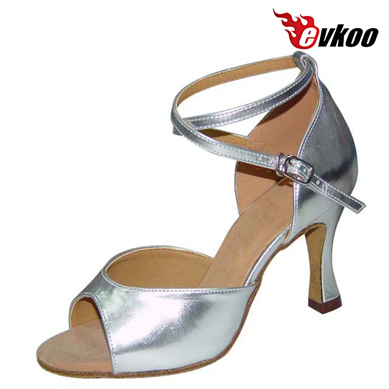 Evkoo танцевальные туфли из ПУ или нубука золотистые серебристые черные коричневые