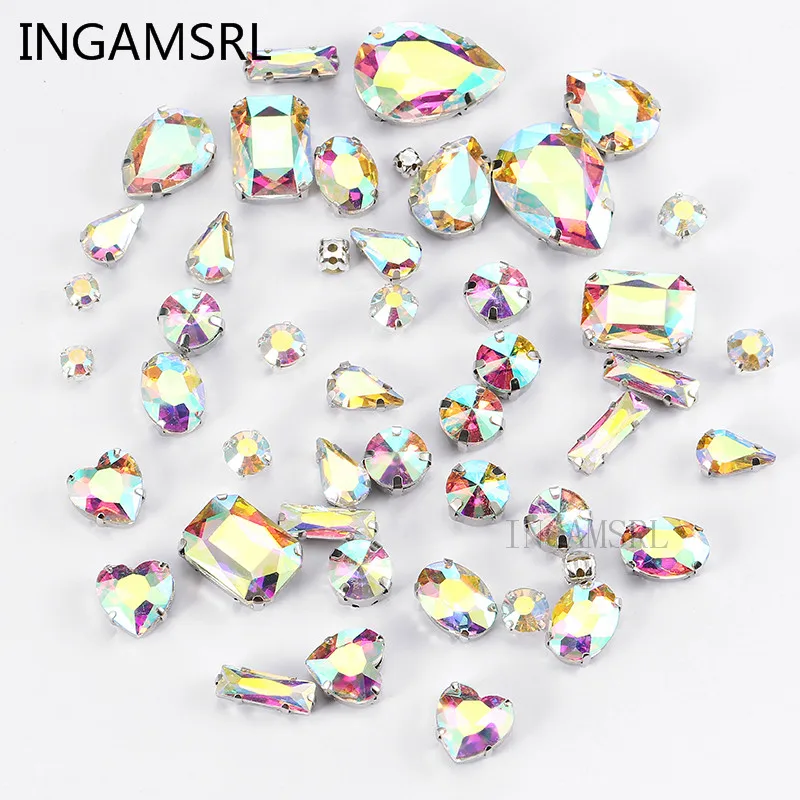 Бесплатная доставка! 50 шт./упак. высокого качества смешанные формы стразы для