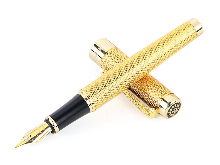 Роскошный бренд, деловая перьевая ручка Jinhao 1200, Восточный Дракон, дизайнерские металлические чернильные ручки, школьные офисные канцелярские принадлежности