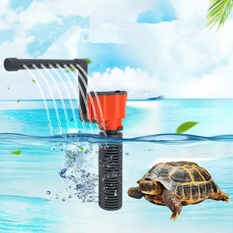 Мини Многофункциональный фильтр для аквариума 3 Вт 5 Фильтр от дождя в 1