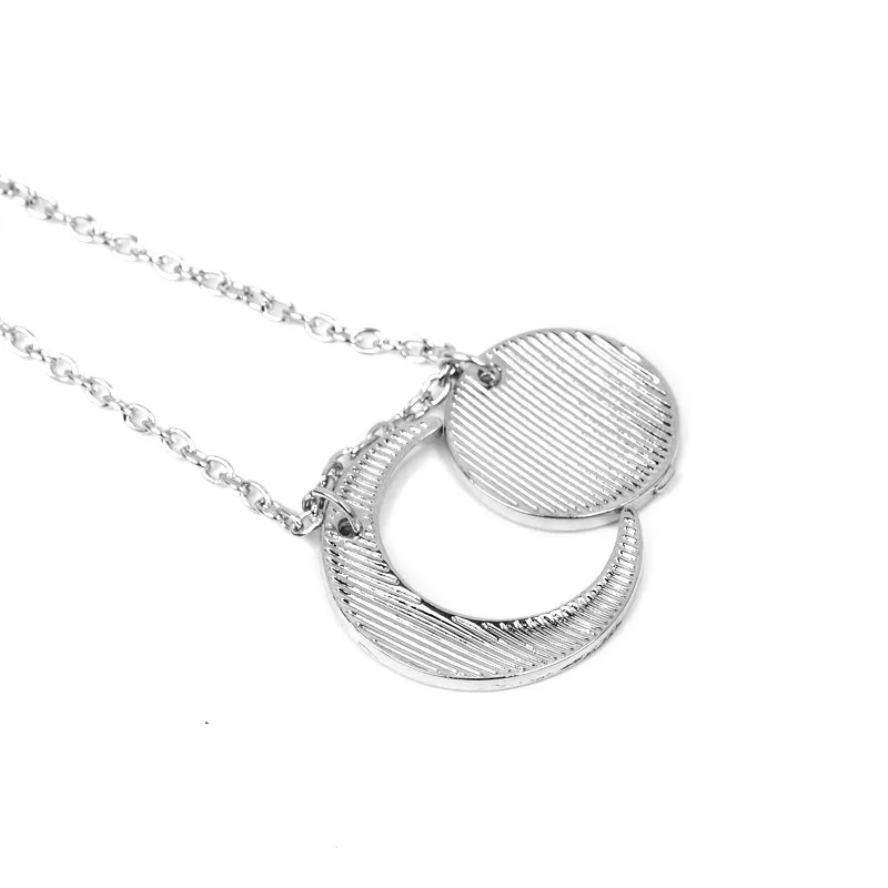 Ожерелье Always sisters forever friends BFF, круглое изогнутое ожерелье с Луной, рождественский подарок для сестры, ювелирные изделия Bestfriend