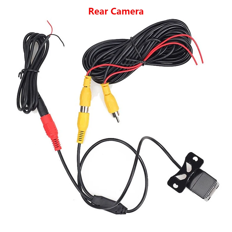 Only Rear camera 4,3 дюймовый TFT ЖК-дисплей для автомобиля, камера заднего вида, парковочная система с направляющими линиями NTSC PAL+ присоска для прикуривателя - Цвет: Only Rear camera