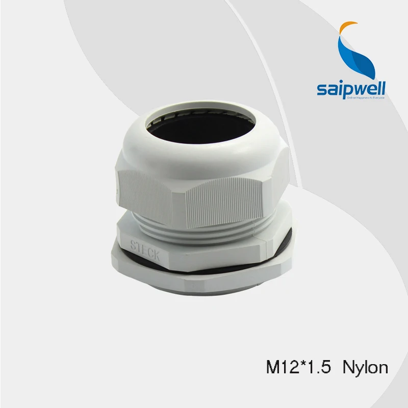 M12 * 1 5 Рециркулирующий материал нейлон M Тип Водонепроницаемые кабельные