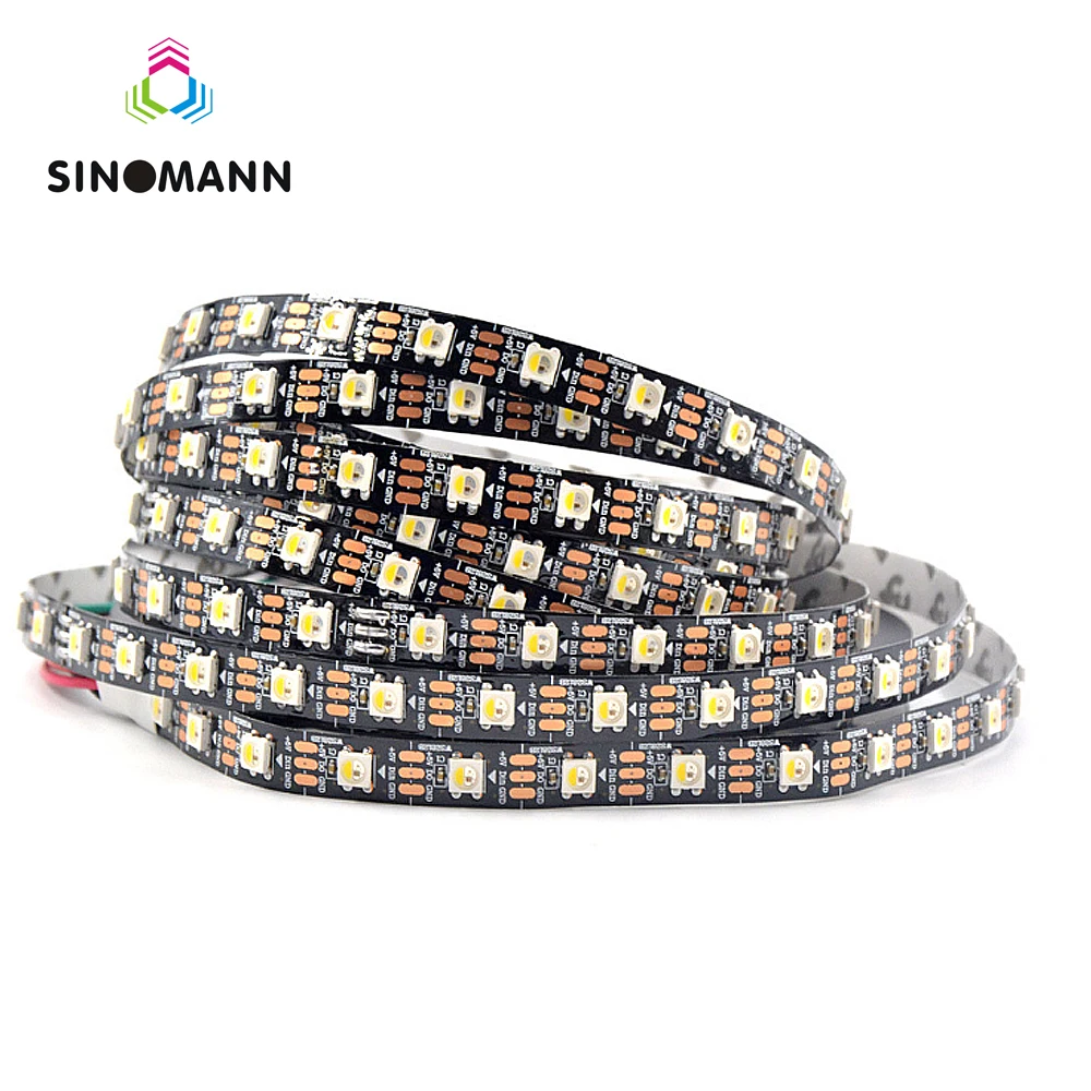 Светодиодная лента SK6812 1 М/4 м/5 м (аналогичная ws2812)30/60/144 светодиодов/м RGBW + NW/CW/WW