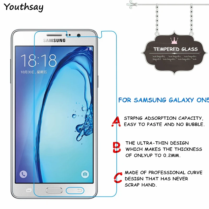 Glass For Samsung Galaxy On5Screen Protector Tempered On5 Film G5500 Youthsay | Мобильные телефоны и аксессуары