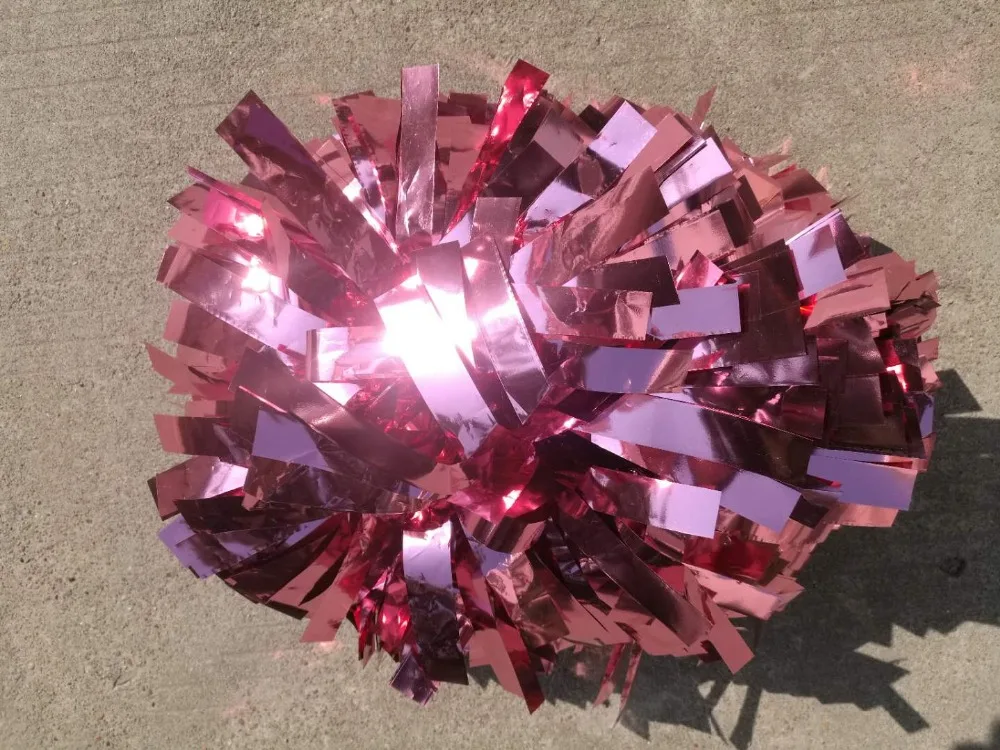 Профессиональный помпон для чирлидинга poms 3/4 &quotx 6&quot металлик оранжевый