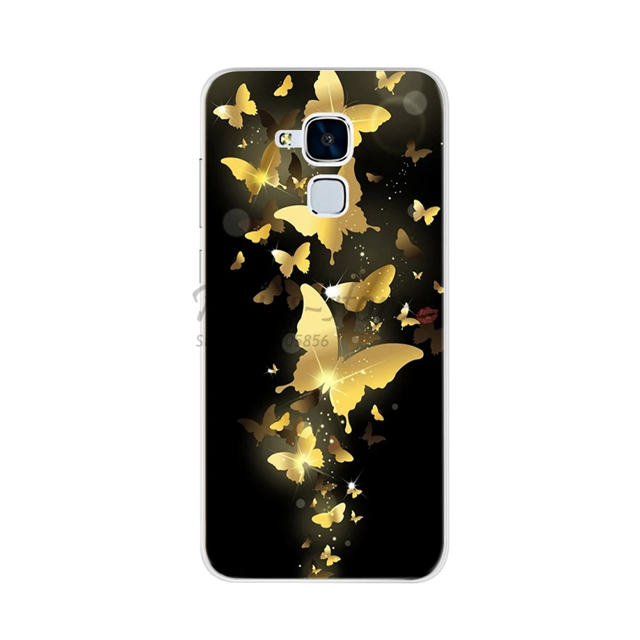 Красный Чехол для телефона huawei GT3, силиконовый чехол, мягкий ТПУ чехол для huawei GT3 GT 3 G T3 Nmo-L31 Nmo L31, чехол s - Цвет: Красный