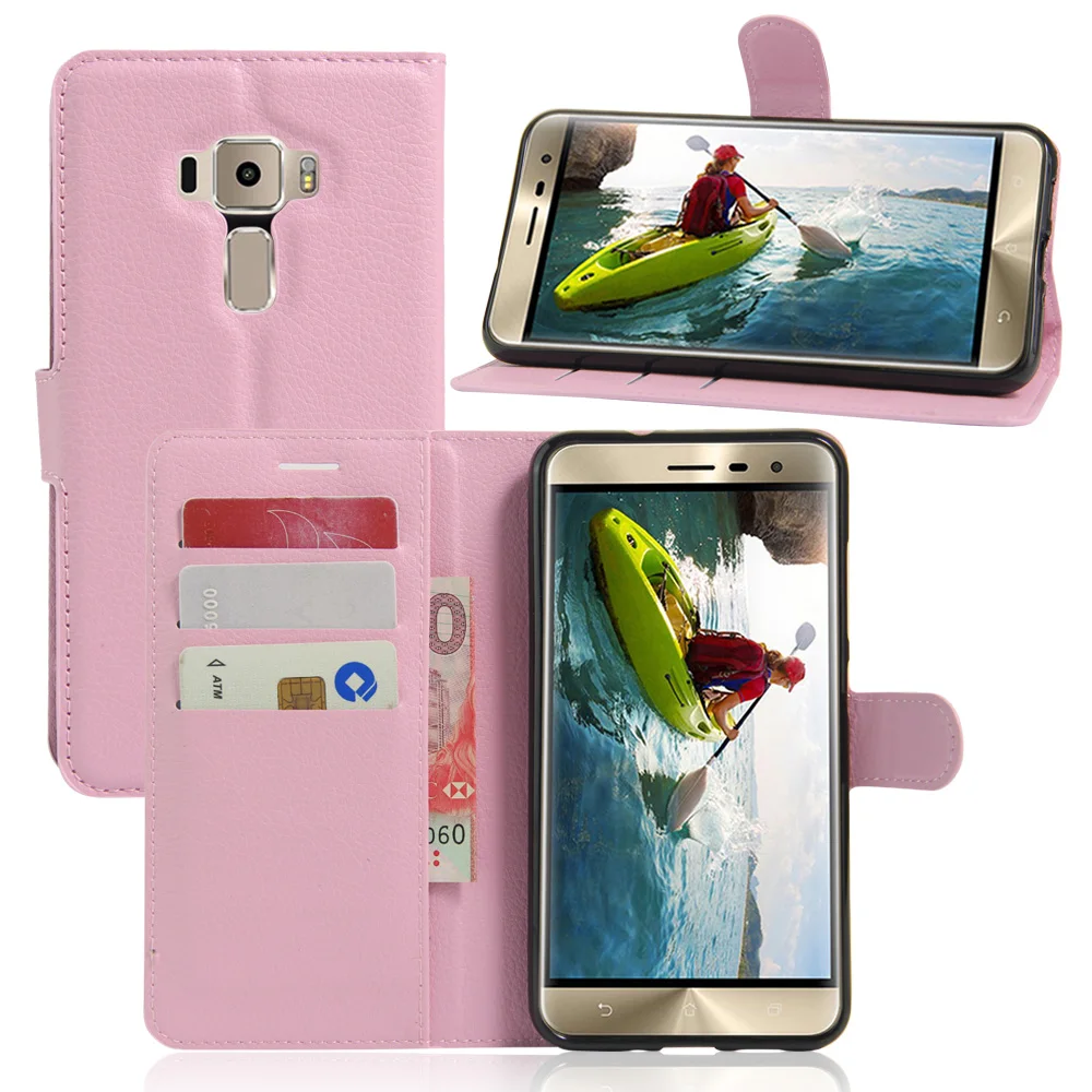 Роскошный чехол из искусственной кожи для Asus ZenFone 2 Laser ZE500KL 5 0 ''с откидной