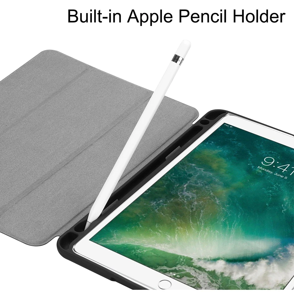 MTT для iPad 9,7 дюймов, чехол для планшета с принтом граффити, ТПУ, кожаный смарт-чехол для iPad 5/6, Air 1, 2, Автоматический Режим сна/пробуждения, защитный чехол