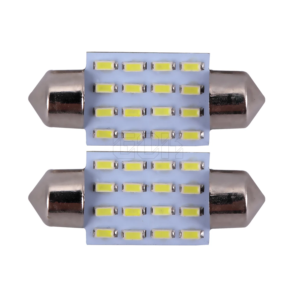 Горячая Распродажа 100 шт./лот гирлянда 16 светодиодов 31 мм 36 39 42 3014 16smd
