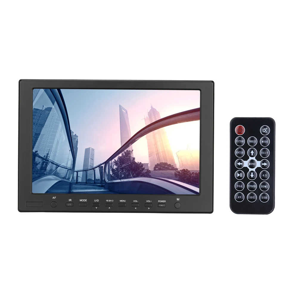 M1010 tft lcd 10.1 &quot 1280 * 800 ультра hd монитор IPS Assit сосредоточиться на камера с жк hdmi VGA