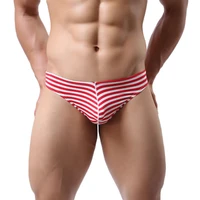 new men underwear briefs modal cueca striped shorts thong breathable fitness underpants thongs slip homme underwear briefs