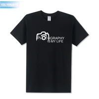 2021 summer photography is my life funny printed t shirts streetwear men cotton o neck short sleeve photographer t shirt cool