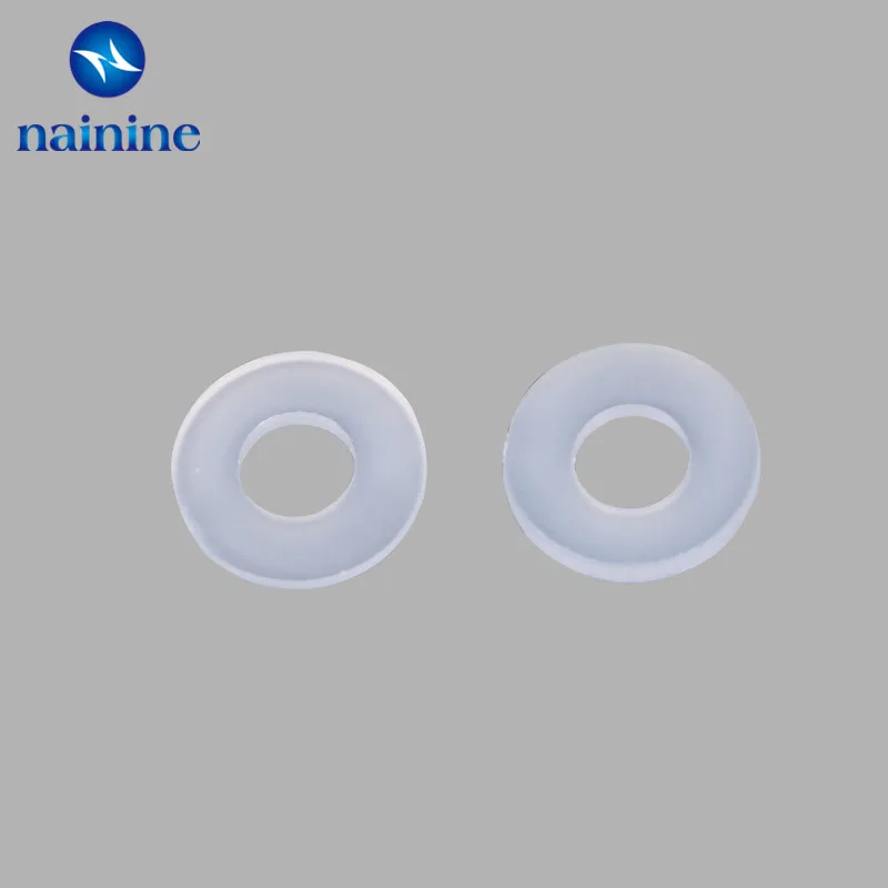 

1000Pcs DIN125 ISO7089 M2 M2.5 M3 M4 M5 M6 M8 White Plastic Nylon Washer Plated Flat Spacer Seals Washer Gasket Ring NL03